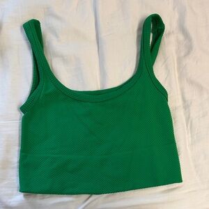 Nikibiki Emerald Ribbed Tank Top